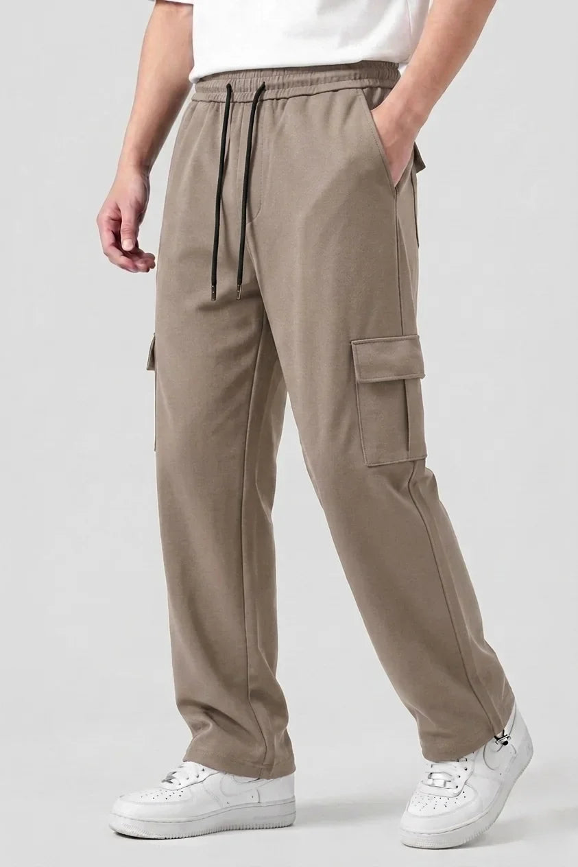6 Pocket Loose Trouser - Skin