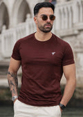 THE LYCRA TEE-BROWN