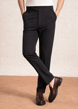 THE EXECUTIVE GURKHA PANT-BLACK