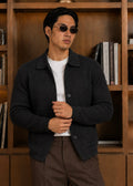 LUXE-WHOOL SHACKET-BLACK