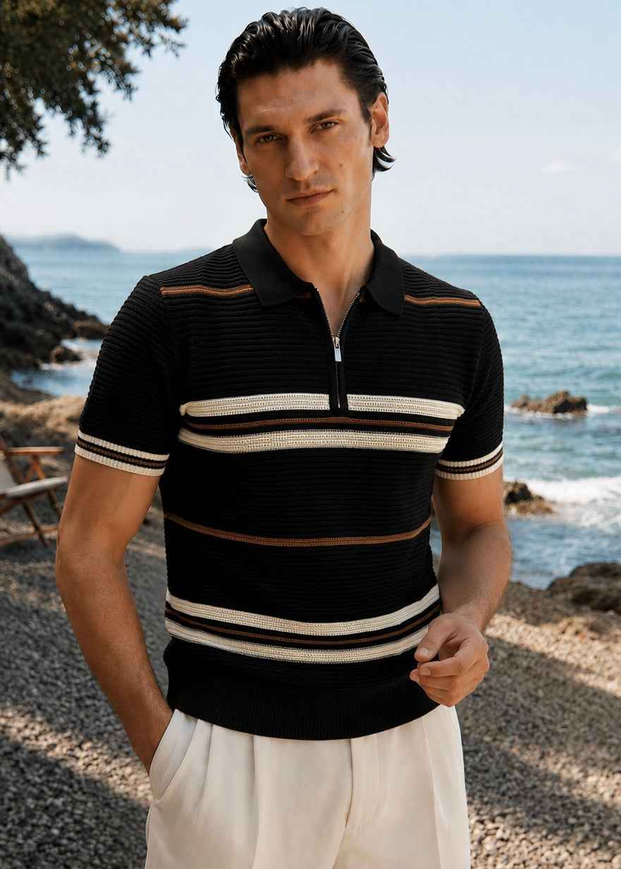 THE EVORNIX-WAVE POLO-BLACK