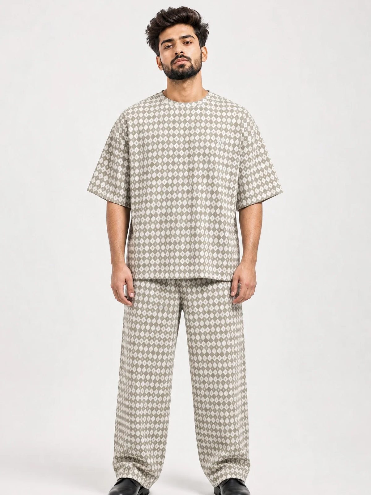 Cotton Printed Oversized Outfit Set