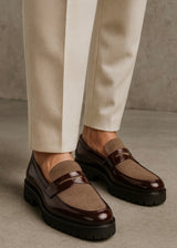 0018 FORMAL AND CASUAL WEAR SHOES-MAROON