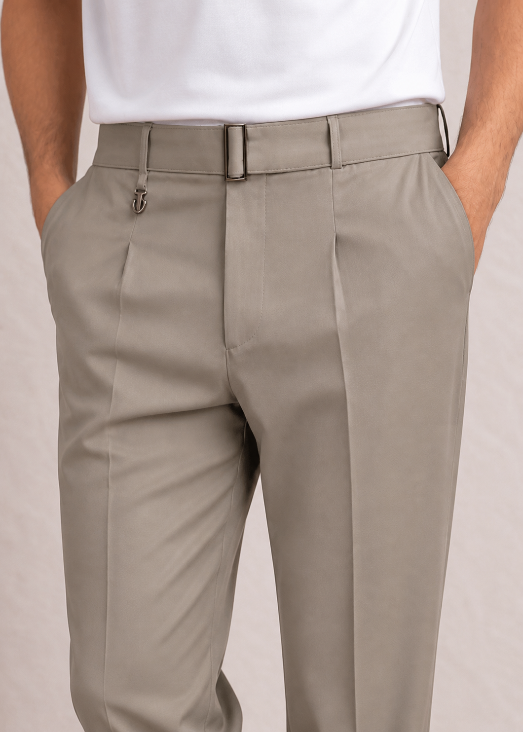 THE RYZE GURKHA PANT-GRAY