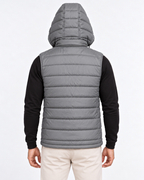 Elovery Men’s Grey Sleeveless Puffer Vest