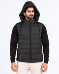 Elovery Men’s Black Puffer Vest – Lightweight Insulated Sleeveless Jacket