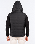 Elovery Men’s Black Puffer Vest – Lightweight Insulated Sleeveless Jacket