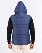 Elovery Men’s Navy Blue Puffer Vest – Lightweight Insulated Sleeveless Jacket