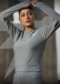 Women's Grey Trendy Tracksuit