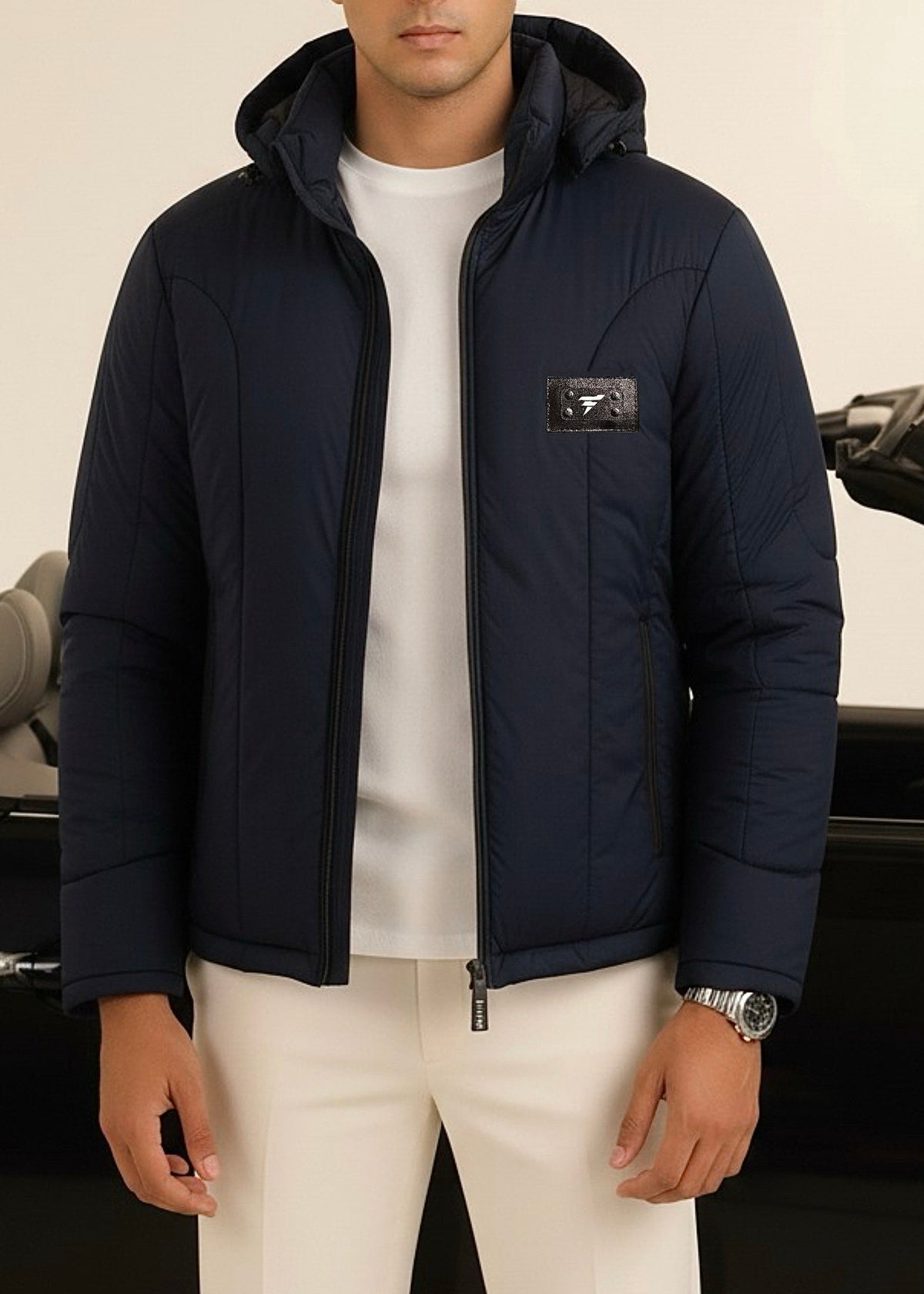 THE ALPHINE -NAVY