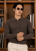 Milano Knit Polo-gray