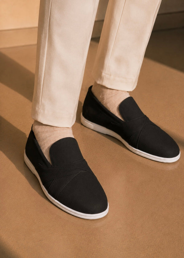 0075 Elite Avenue Luxury Shoes-Black