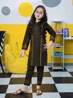 Girls Summer 2Pcs Embroidered Suit VG70-A