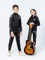 Mock Neck Tracksuit For Boys & Girls, Fleece #VWT012-B