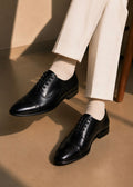 0082 Luxury Leather Dress Shoes-black