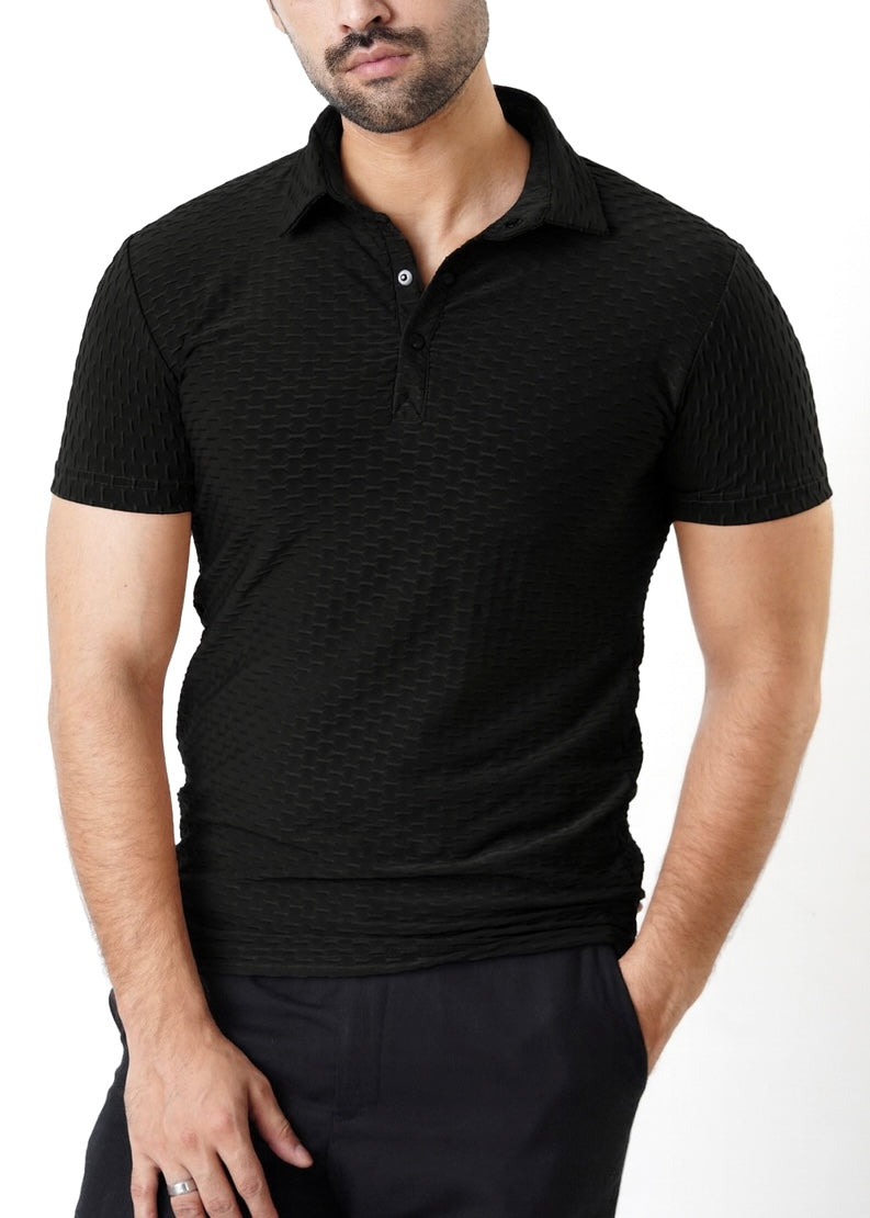 THE FLEXORA POLO-BLACK