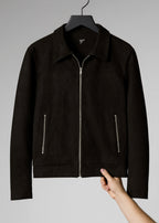 BLACK SUEDE JACKET-FT