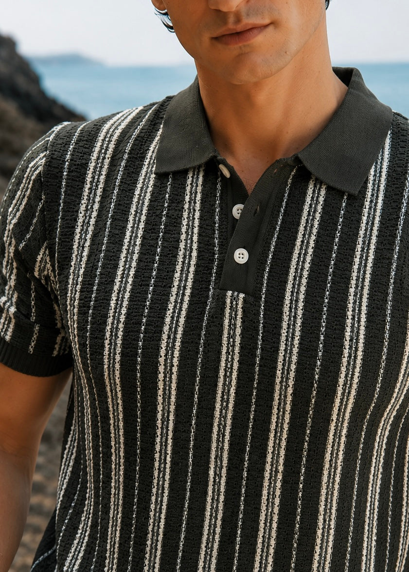 THE AVERIQ-MODE POLO-OLIVE