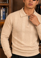 Riviera Knit Polo-Tan