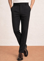 THE EXECUTIVE GURKHA PANT-BLACK