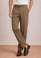 THE MANACO GURKHA PANT-BROWN
