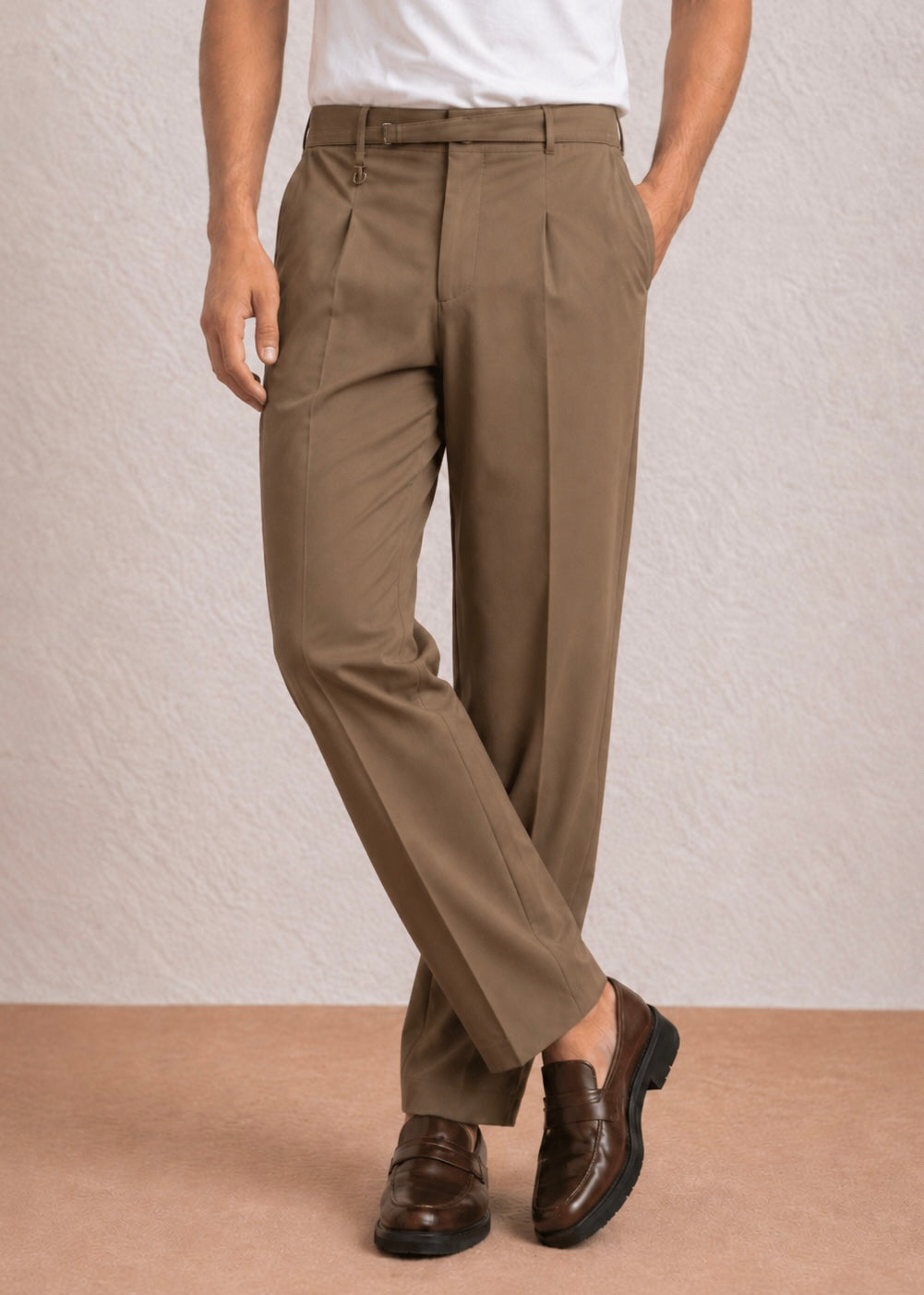 THE MANACO GURKHA PANT-BROWN
