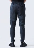 THE LINEN PLEATED TROUSER-GRAY