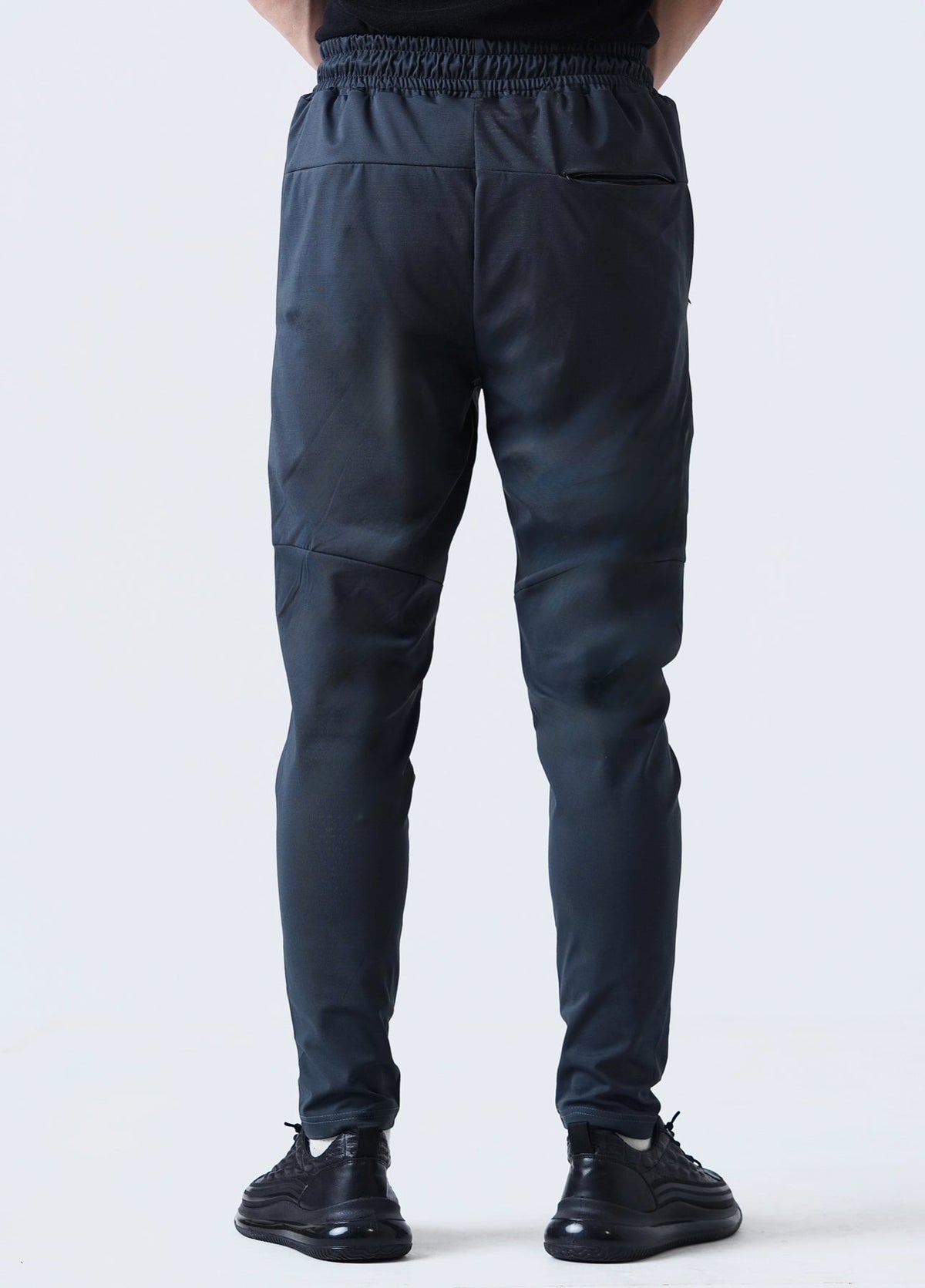 THE LINEN PLEATED TROUSER-GRAY