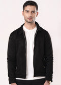 BLACK SUEDE JACKET-FT