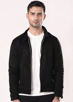 BLACK SUEDE JACKET-FT