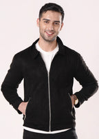 BLACK SUEDE JACKET-FT