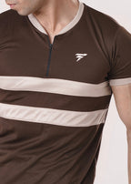 THE ATHLEISURE TRACKSUIT-BROWN