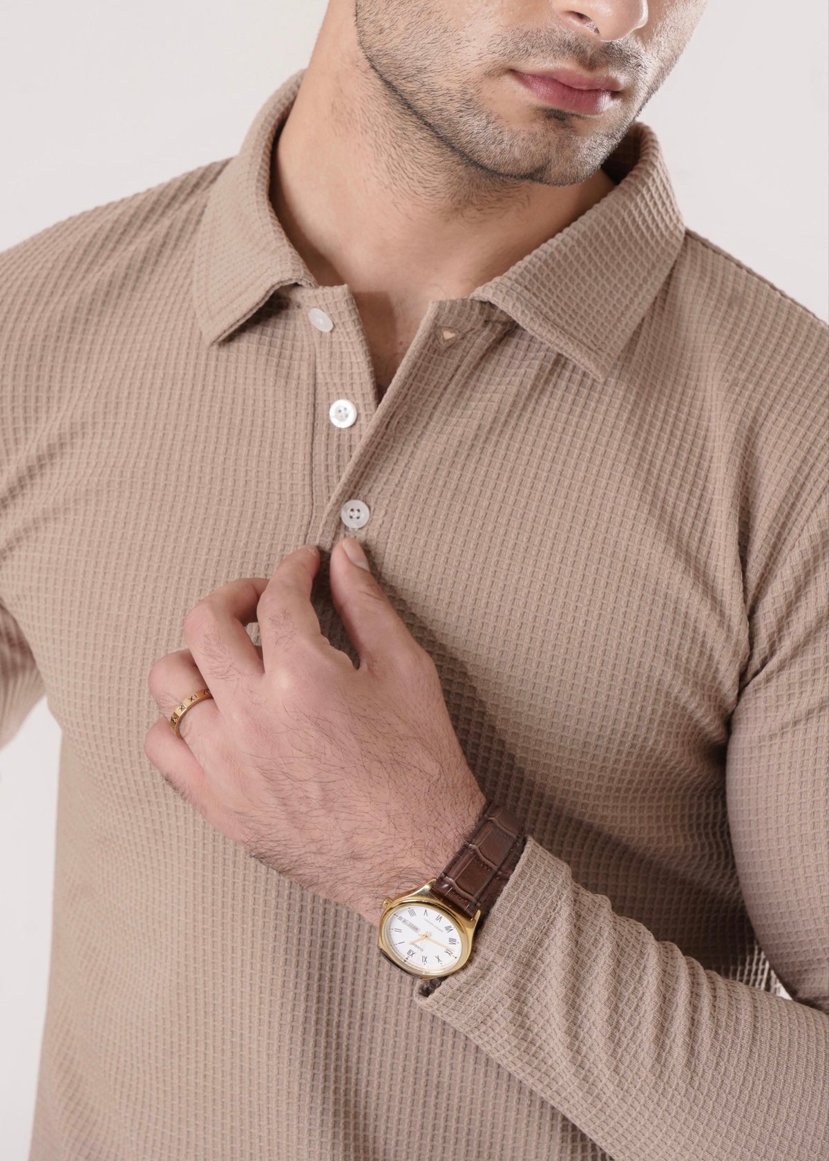 SKIN TEXTURED SHIRT-FT