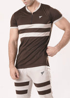 THE ATHLEISURE TRACKSUIT-BROWN