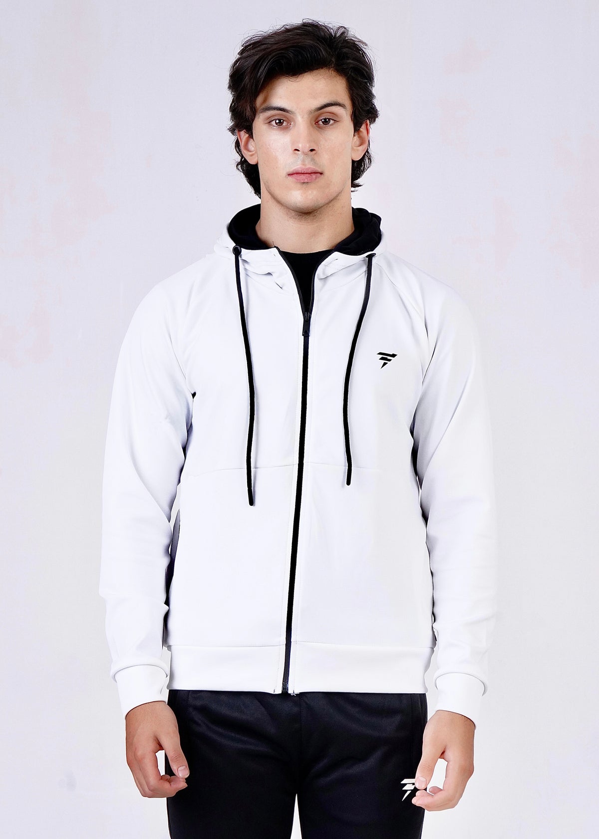 THE SCUBA 4 STRETCHED HOODIE-WHITE