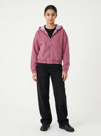 Pink Aura Acid Wash Cotton Hoodie