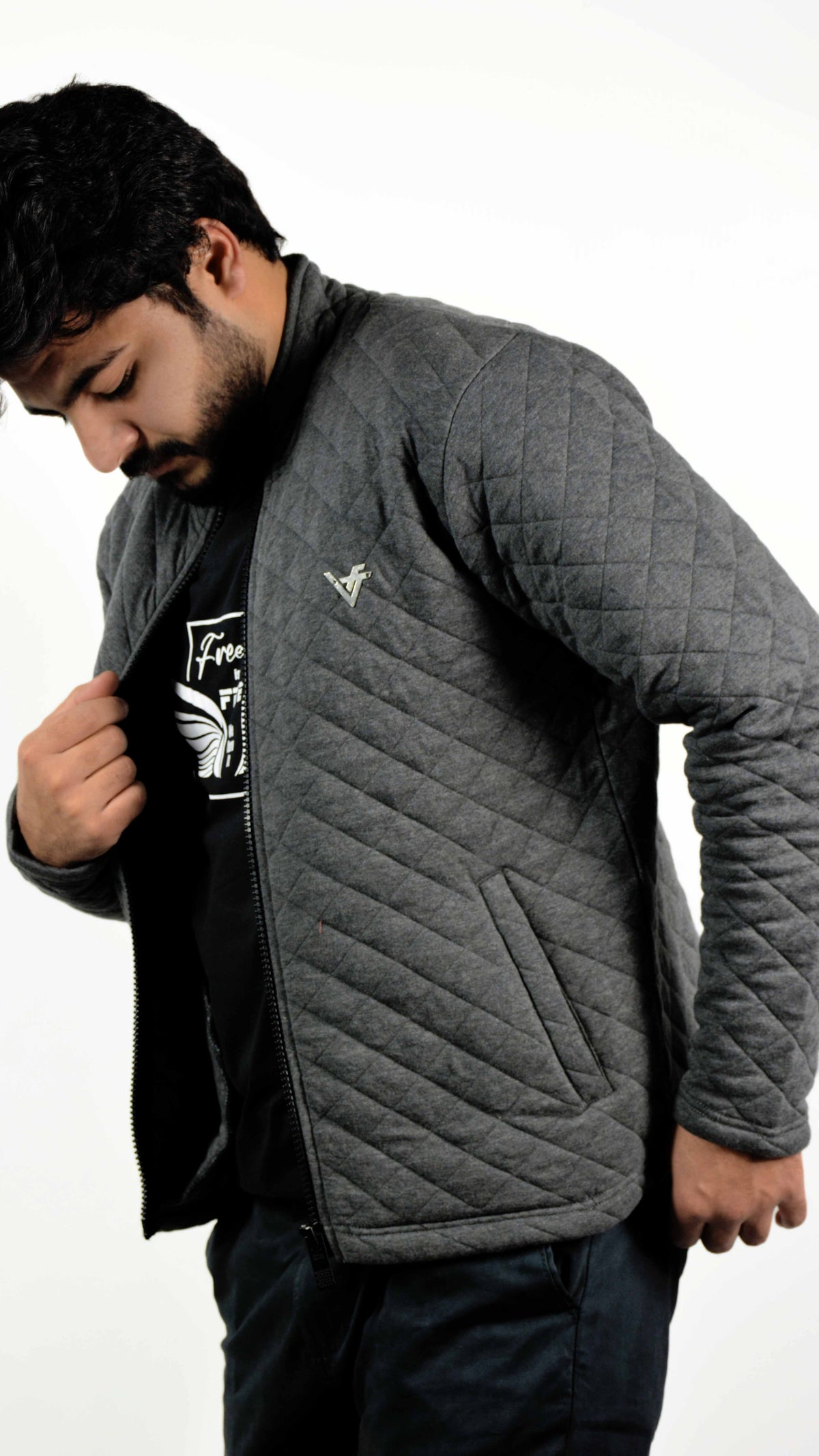Arctic Grey Quilted Upper