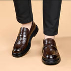 005 IMPORTED SHOES WITH RUBBER SOLE-BROWN