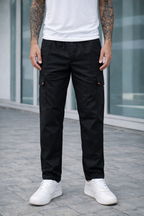 TACTICAL-COTTON CARGO-TROUSER-BLACK