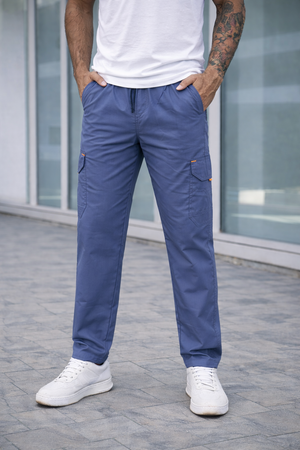 TACTICAL-COTTON CARGO-TROUSER-SKY-BLUE