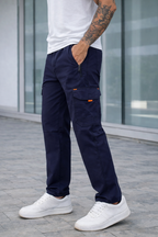 TACTICAL-COTTON CARGO-TROUSER-NAVY