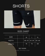GRY MICRO INTERLOCK WITH LACKRA TRAINING SHORTS - FITTEEZ