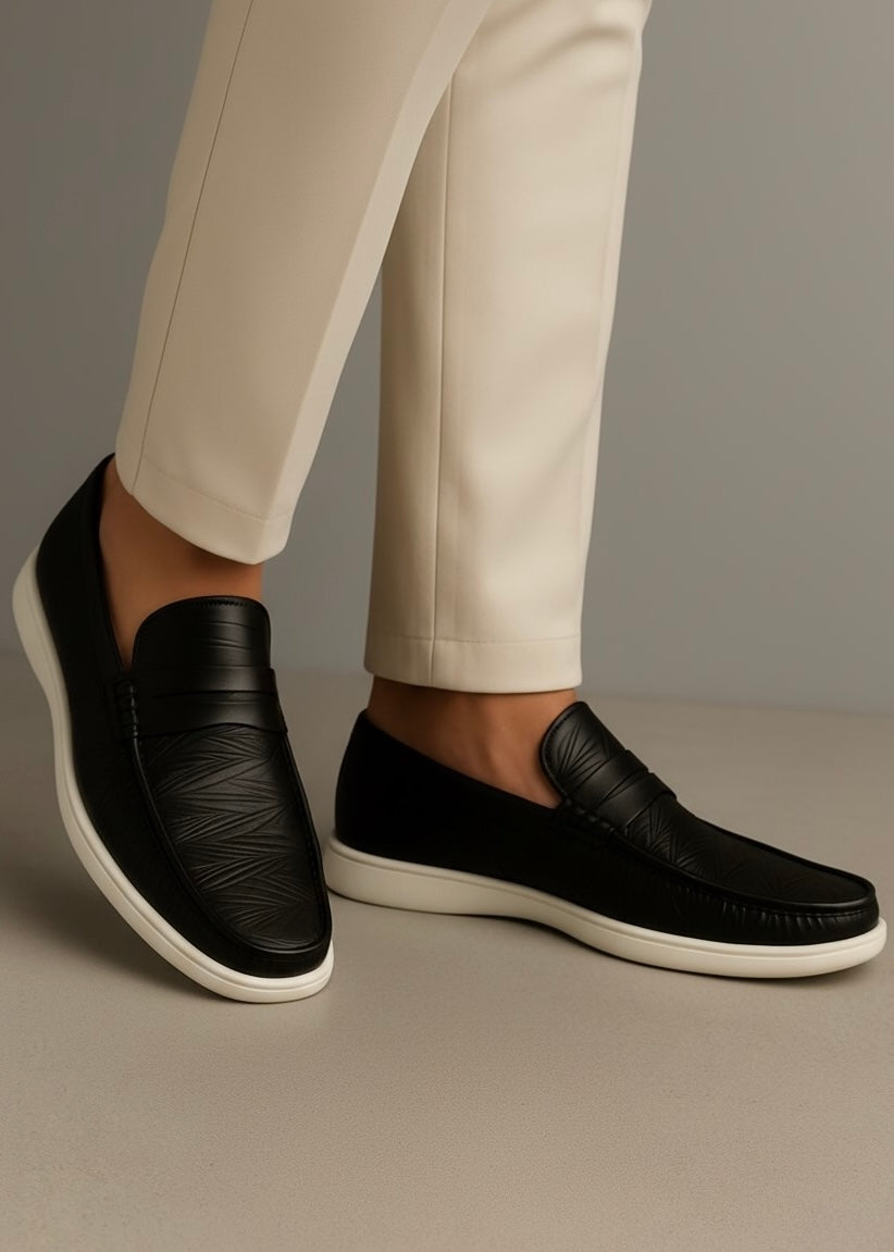 0012 AIR LOAFER'S-BLACK
