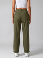 Women Paper Cotton Cargo Pants
