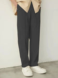Plain Stripe-Line Jogger - Charcoal Grey - Drizzle.pk