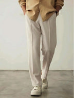 Plain Stripe-Line Jogger - Skin - Drizzle.pk