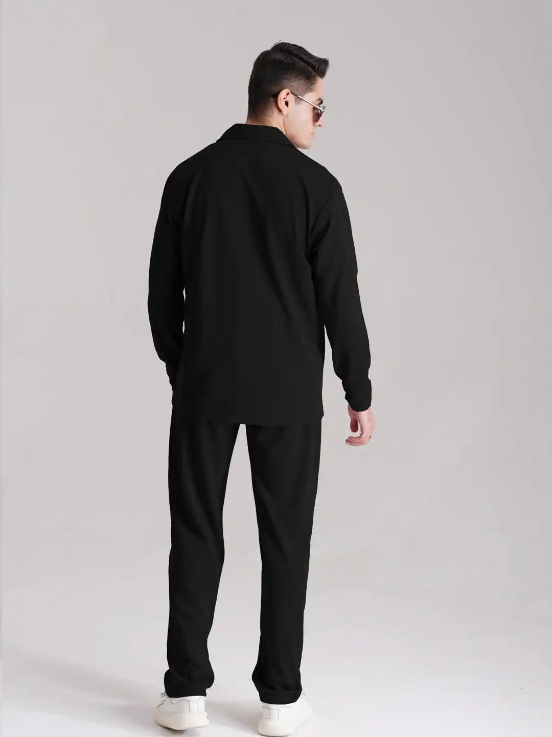 Premium Co-Ord Set Full Sleeve - Black - Drizzle.pk