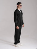 Premium Co-Ord Set Full Sleeve - Black - Drizzle.pk