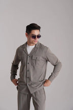 Premium Co-Ord Set Full Sleeve - Mint - Drizzle.pk