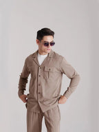Premium Co-Ord Set Full Sleeve - Skin - Drizzle.pk